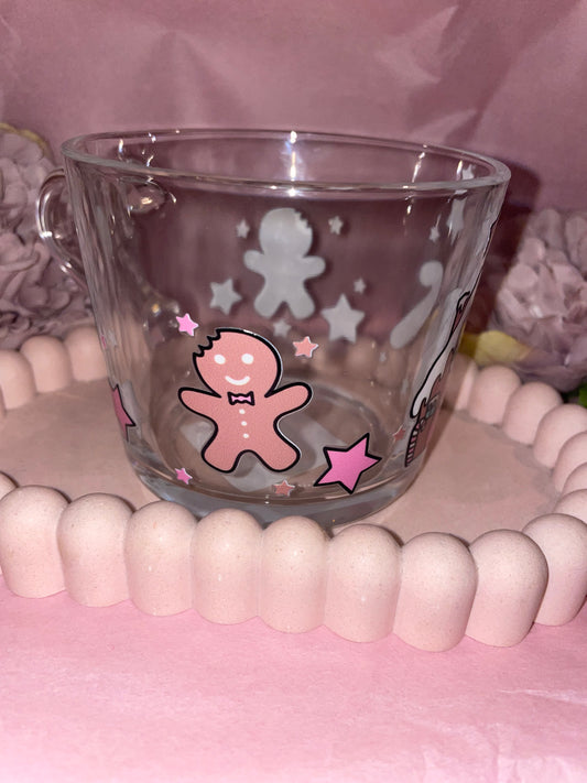 Christmas glass cups